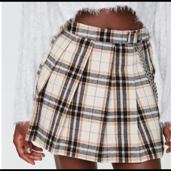 Forever 21 Other - Black and Brown Flannel Skirt